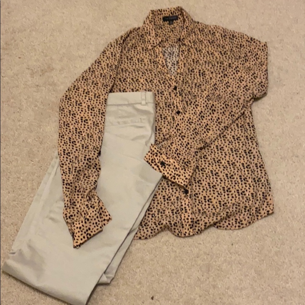 Beautiful patterned button down shirt